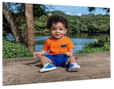 Personalisiertes Foto Puzzle Selbst Gestalten - Fotopuzzle mit Eigenem Bild (1000-5000 Teile) - Gestalte Selbst Puzzle, Personalisierte Geschenke mit Foto für Mama, Familie zum Geburtstag C-4356