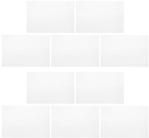 OSOLADY Lot de 10 panneaux en acrylique transparent | Panneaux de table vierges en acrylique pour numéros de table de mariage à faire soi-même, signalétique de mariage, fêtes et événements