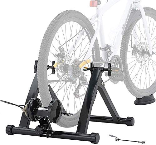 Rollentrainer Fahrradtrainer for Zusammenklappen von 26-28...(Black)