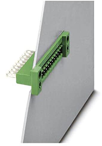 PHOENIX CONTACT DFK-MSTB 2.5/4-G Durchführungsgrundleiste, 2.5mm² Nennquerschnitt, 12A Nennstrom, 320V Bemessungsspannung, 4 Anschlüsse, 5mm Rastermaß, 4.639g, Grün, 50 Stück