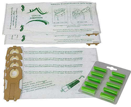 S&G group 8 bolsas de tela de microfibra + 10 ambientadores Folletto 120 121 122 garantizado