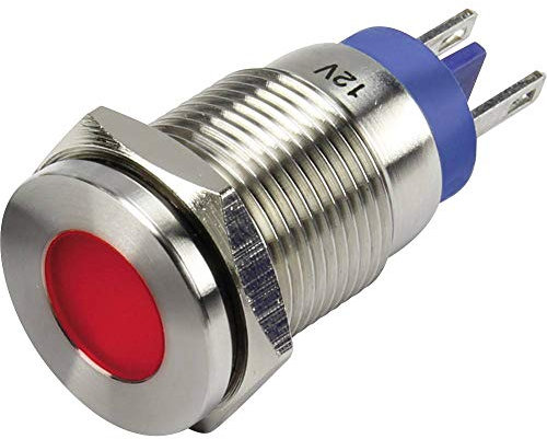 TRU COMPONENTS 1302128 LED Signalleuchte, rot, 12 V/DC, 1 Stück