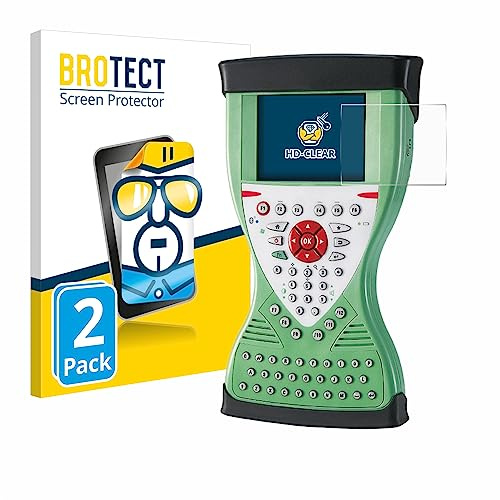 BROTECT (2 Stück Schutzfolie für Leica Viva Controller CS15 Displayschutz Folie Made in Germany, Ultra-Klar