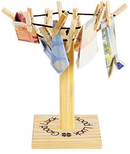 BRUBAKER Geld- oder Foto Wäschespinne Good Luck