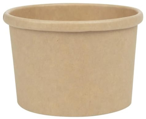 Colpac Recyclable Kraft Microwavable Soup Cups 225ml / 8oz (Pack of 500)