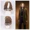 Cosplay Sirius Brown Wellige Perücke Cosplay Perücke Halloween Rollenspiel Sirius Black Hair Kostüme mit Haarkappe