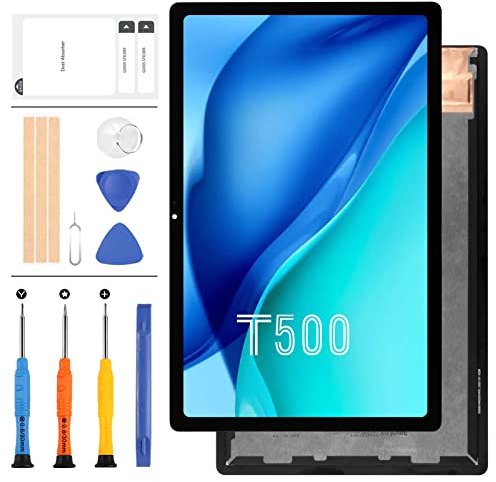Originale per Samsung Galaxy Tab A7 10.4 Pollice (2020) SM-T500 T505 T500 Display LCD Touch Sensor Vetro Schermo Digitizer Assembly Panel Lens Kit di Ricambio con Strumenti Gratuiti(Nero