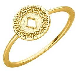 Purelei® Lolani Ring (Gold), Damen Ring aus langlebigem Edelstahl, Wasserfester Schmuck, Gr. 56