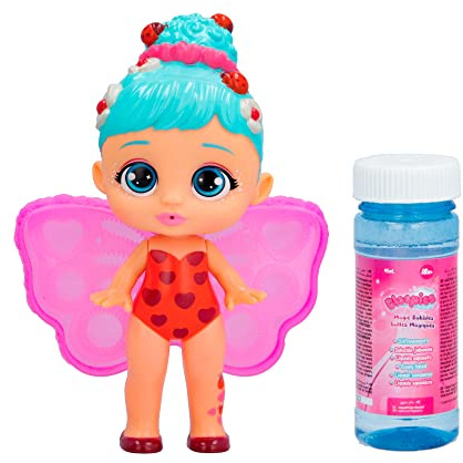 BLOOPIES Magic Bubbles Valeria | Collectible Fairy Doll Sprays Water and Magic Bubbles with Her Wings - Water Game for Boys and Girls