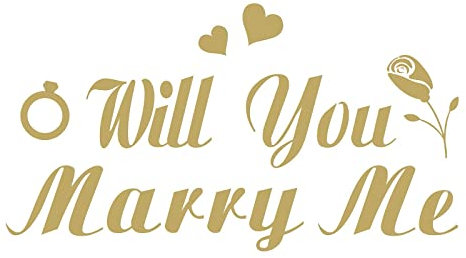 Statische dekorative 2PC-Aufkleber; Aufkleber Wegwerfaufkleber; Valentinstag Wandtattoo 5 Aufkleber (Yellow, One Size)