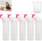 Gufastoe 5pcs Pet Feeding Mini Pink Silicone Nipple with Bottle for Puppy Dog Cat or Other Pets
