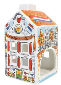 Teelichthalter Holland – Blond Amsterdam – Hollands Glorie – Licht-Häuschen – Oranje Design – Geschenkidee – Holland Souvenir