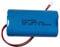 XINLANTECH Batteria al litio ricaricabile da 3,7 V, 5200 mAh, con spina JST PH2.0-2 pin per altoparlante Bluetooth, batteria a luce solare, batteria per lampada esterna, confezione da 1 batterie 1s2p