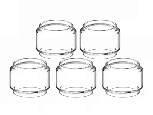 RUIYITECH Ersatz-Glasröhrchen für Smok TFV8 Baby V2 TFV-Mini V2 Tank, transparent, 5 Stück