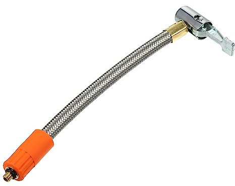 QUARKZMAN Reifenfüll Schlauch Adapter M6 ohne Entlüftungsventil 20 cm / 7,87 Zoll