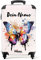 NoBoringSuitcases.com Valise Enfant, Valise Cabine, Valise Enfant Fille, Bagages Enfant, Valise Enfant Roulette, Bagage A Main, Valise Personnalisable 55x35x25cm (Papillon - Multicolore)