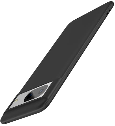 X-level Cover per Google Pixel 8, Custodia Protezione in Morbida Silicone TPU, Ultra Sottile e Anti-Graffio, Cover Ultra Slim per Google Pixel 8 Anti Scivolo - Nero