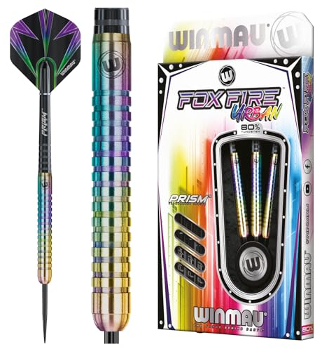 WINMAU Foxfire Urban 80% - Steeldarts 24 Gramm