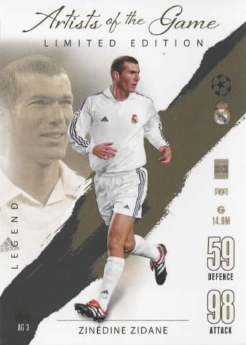 Topps Match Attax 2023 2024 Zinedine Zidane Artists of the Game Limited