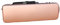 WUQIMUSC Custodia per violino 4/4 Full size ad alta resistenza in fibra di carbonio guscio rigido manici durevoli stoccaggio interno con cinghie zaino borsa spartiti (oro rosa, serratura a