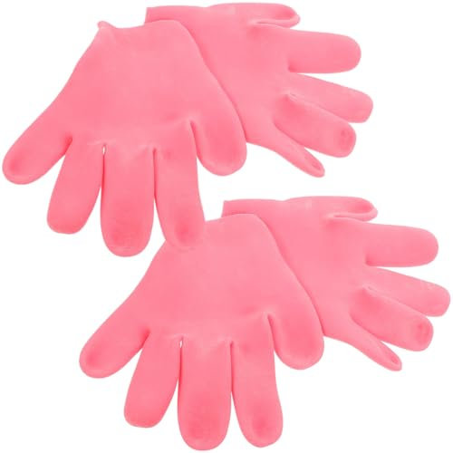 2 Pairs Silicone Gloves for Dry Hand Gloves for Sleeping moisturizing Hand Gloves moisturizing Gloves Overnight