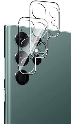 HQ-CLOUD® Lot de 2 Protection Objectif Caméra Arrière en Verre Trempé Pour Samsung Galaxy S23 ULTRA, Film en Verre Trempé 9H, Ultra HD, Anti-Rayures