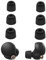 SONXIAVIVO 𝟮𝟬𝟮𝟓 𝗡𝗲𝘄 𝗨𝗽𝗴𝗿𝗮𝗱𝗲𝘀 Memory Foam Ear Tips Noise Canceling Foam Ear Tip Compatible with Sony WF-1000XM4 / 1000XM5 / 1000XM3 Earbud Headphones, [Fit in Case],L/M/S Black 3 Pairs
