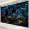 Dschungel Fototapete 200 x 140 cm Tier Gepard Vliestapete 3D Effekt Wohnzimmer Schlafzimmer Modern Wandtapete Bar, KTV, TV Hintergrund Wandbild Tapete Wanddekoration