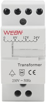 WEBN BT16-8 Trafo Klingeltrafo Klingeltransformator Transformator 230V zu 8V 12V 24V