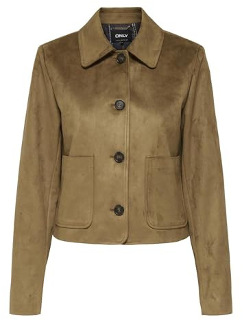 ONLY Damen Onltulip Life Faux Suede Jacket OTW