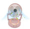 Ventilatore da ufficio,Ventilatore personale portatile di aggiornamento | Raffreddatore d'aria pieghevole ricaricabile con illuminazione a LED, gadget oscillanti per viaggi all'aperto e casa