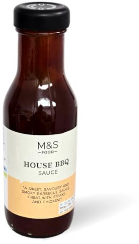 M&S House BBQ Sauce, 300g, Sweet and Smoky Barbecue Sauce, In Premier Life Store Box