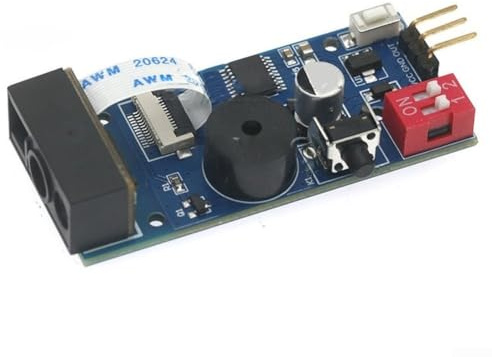 5V QR Code Scanning Modul, Barcode Scanner für Mikrocontroller mit USB UART Serial Output, Decode 1D 2D Barcodes für eingebettete Systeme