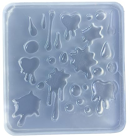 Moule en silicone pour porte-clés en résine époxy
