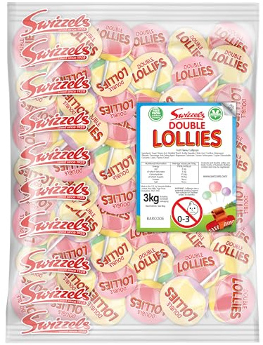 Swizzels Double Lollies, 3 Kg, Pack of 1