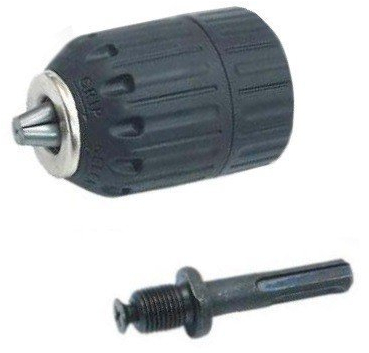 Schnellspann-Bohrfutter mit SDS Plus Adapter 2-13 mm