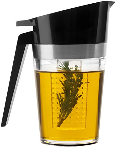 LACOR - 61920 - Aceitera Aromatizadora 160 ml - Negro