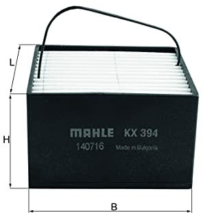 MAHLE KX 394 Kraftstofffilter Filtereinsatz 89MMu.a. passend für MAN LIEBHERR RENAULT TRUCKS