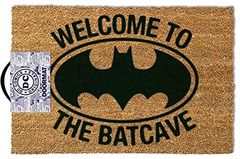 Tappeto zerbino BATMAN WELCOME TO THE BATCAVE originale cocco tappetino