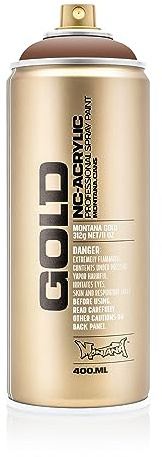Montana Cans 284182 Spray Dose Gold, Gld400, 1450, 400 ml, Hot Chocolate
