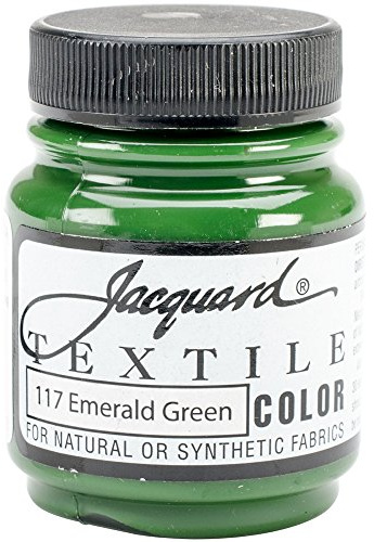 Jacquard Products Emerald -Textile Color Paint, Acrylic, Multicolour