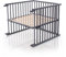 babybay Kinderbett Umbausatz für Beistellbetten stufenlos verstellbar passend für Modell Original Beistellbett / Babybett Größe: 132 cm x 81 cm aus massivem Buchenholz (schiefergrau lackiert)