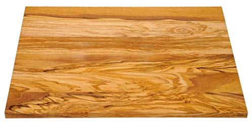 Kremers 7160 Schneidebrett, Olivenholz, natur, 40 cm