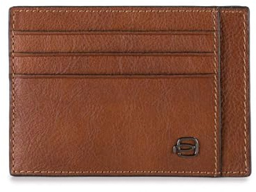 PIQUADRO Black Square Porta carte di credito, 11 cm | Protezione antifrode, Formato slim, Slot tessere, Uso quotidiano