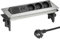 Elbe Inno Prise encastrable Plan de Travail en Acier INOX 3 Prises 2 USB Norme française Bloc Prise escamotable Prise pour Plan de Travail Multiprise escamotable pour Cuisine Bureau, EL4703U-FR