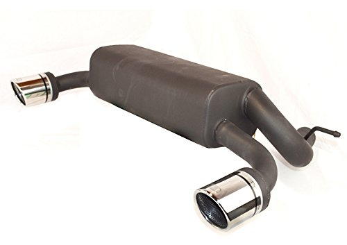 Ulter Sport Doppelsportauspuff kompatibel mit BMW 3er F30 Limousine 320i/320iX 135kW 2012-2015 (inkl. M-Paket) 90mm