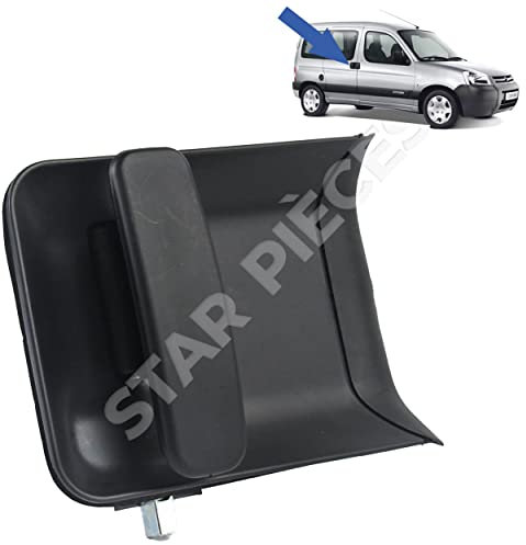 STARKIT PERFORMANCE Poignée de porte latérale compatible pour Berlingo 1 et Partner 1 (1996-2008) poignée extérieure | porte coulissante droite (côté passager) 9101P8
