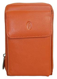 Francinel Porte-cartes en cuir ref_lhc27549 Orange