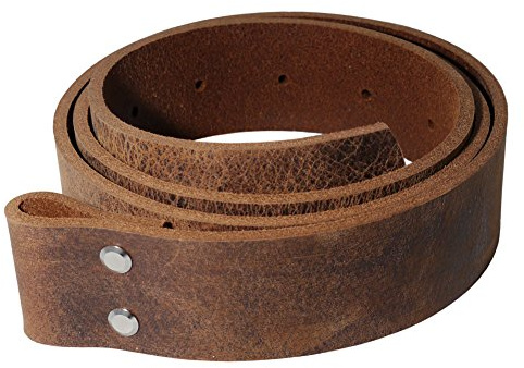 Wolfszeit Wechselgürtel Ivaldi aus Büffelleder für Buckles in USED LOOK