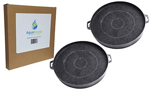 AquaHouse Lot de 2 filtres pour hotte de cuisine à charbon compatibles avec FAR, Fagor, Faure et différentes marques de filtre de hotte de 210 mm (CHF02F)